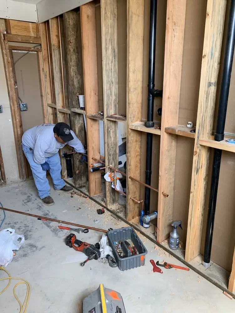 Commercial rough-in plumbing for Trenchless Sewer Repair in Wixom